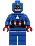 LEGO sh106 Captain America - Blue Suit, Brown Belt
